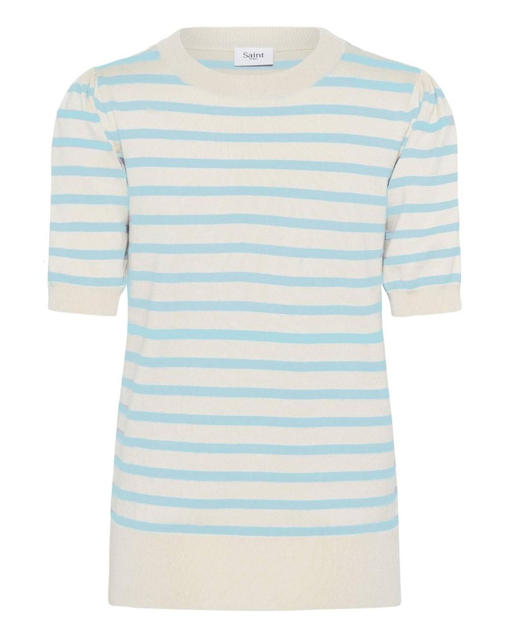 Saint Tropez White Milasz Striped Pullover Top