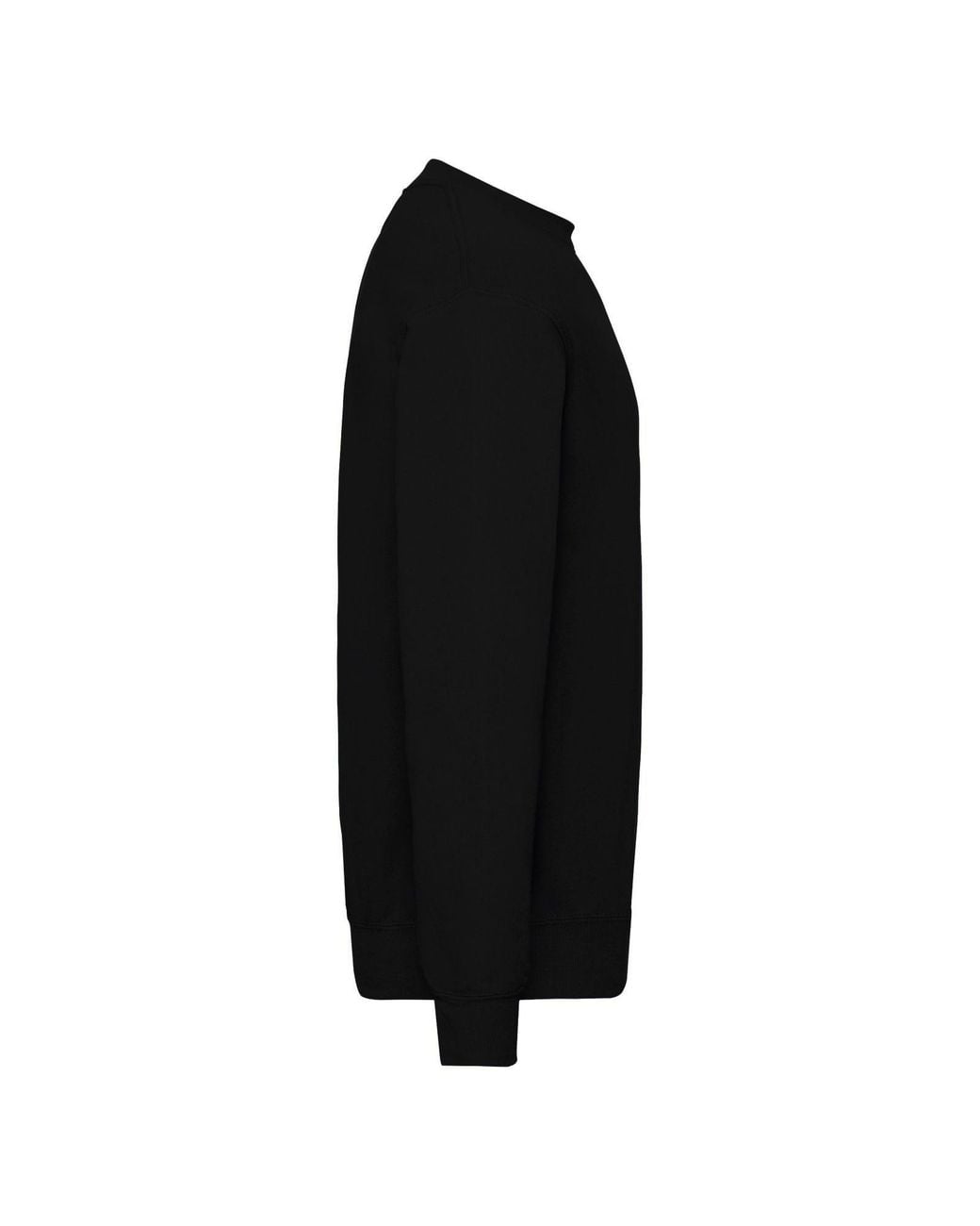 Fruit Of The Loom Black Classic 80 20 Set-In Sweatshirt for men