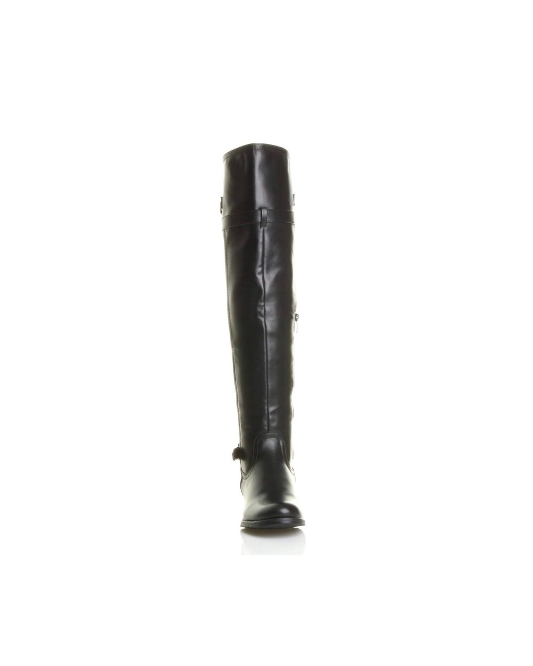 AJVANI Black Riding Over The Knee Boots