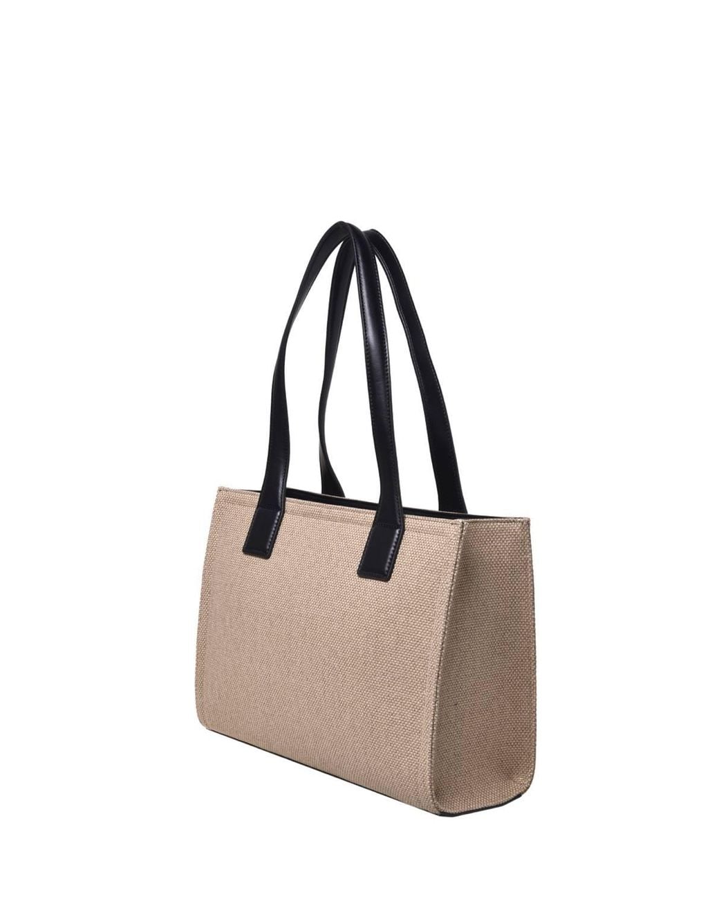 Love Moschino Natural Woven Tote Bag