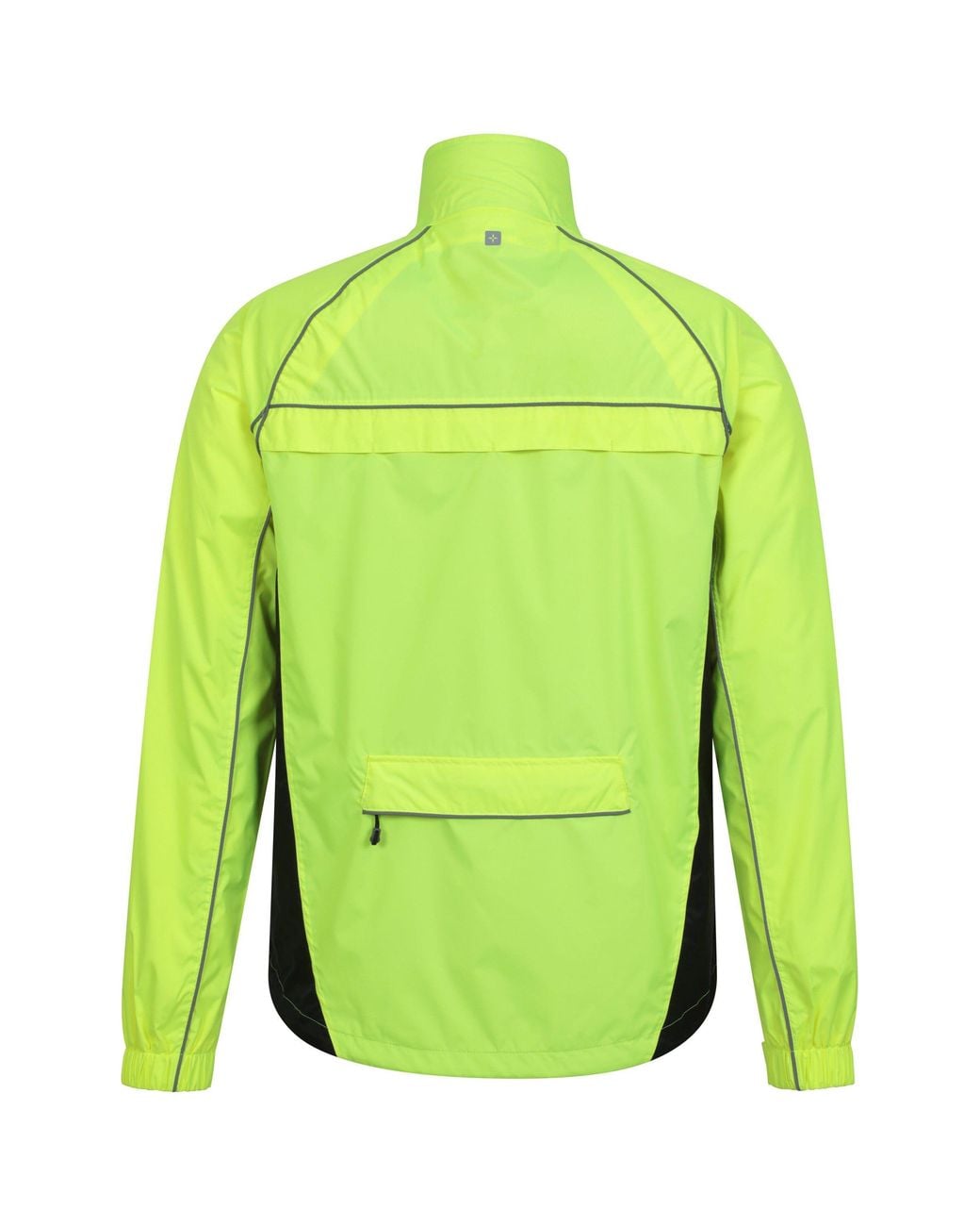 Mountain Warehouse Green Adrenaline Waterproof Cycling Jacket Reflective Coat for men