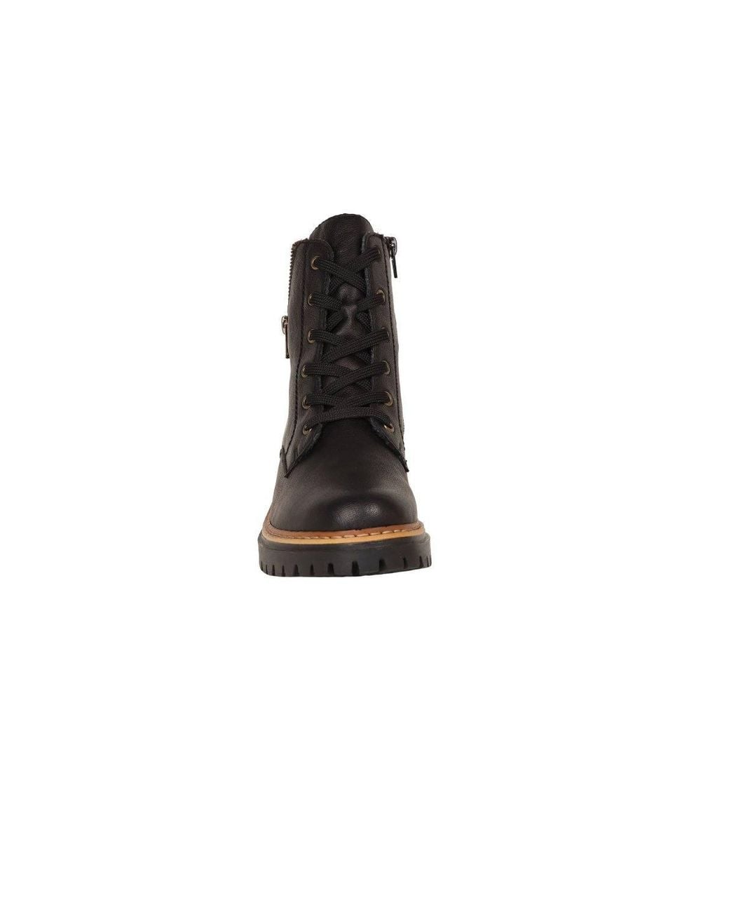 Rieker Black 'Glaisdale' Lace Up Ankle Boots