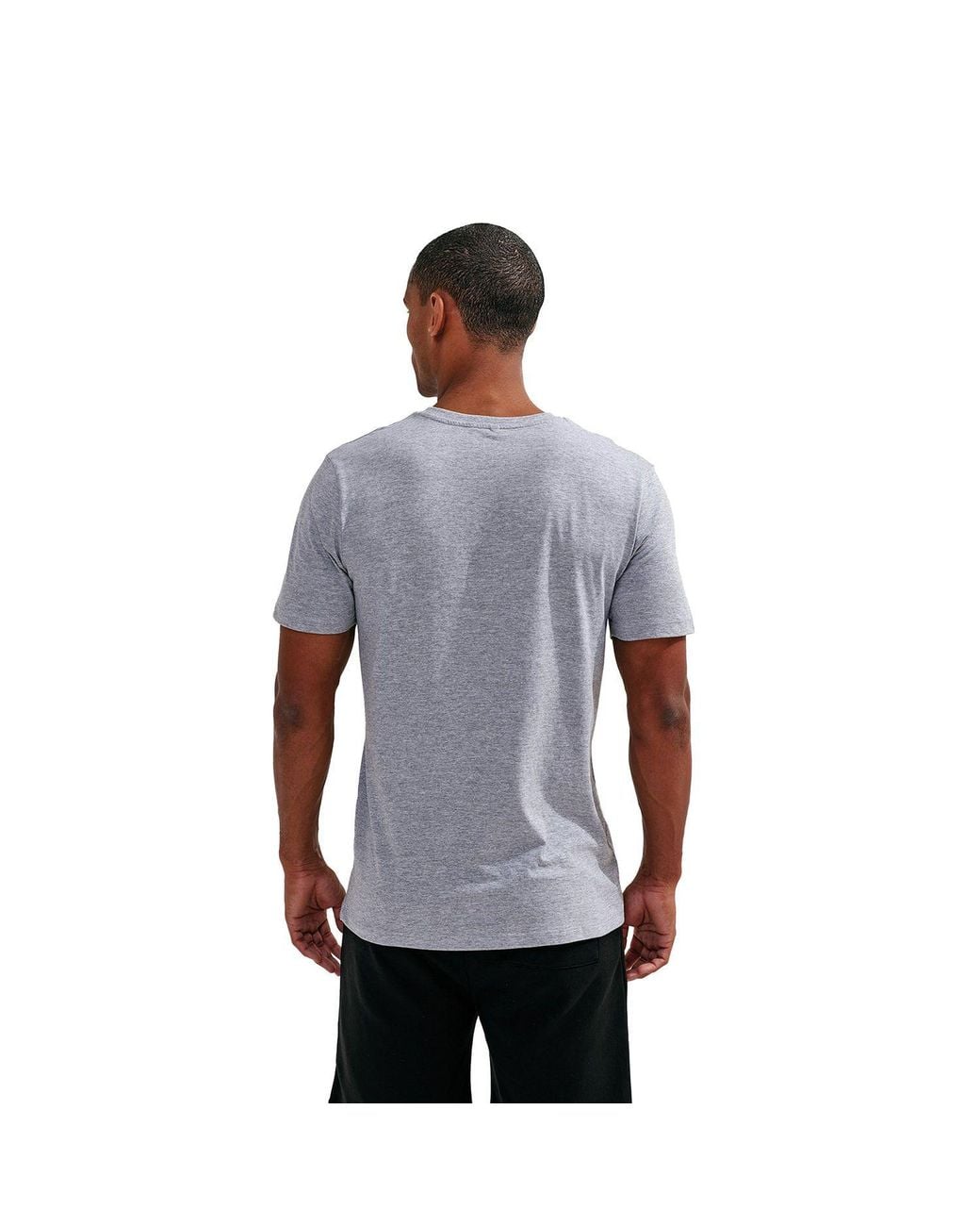 Tridri Gray Plain T-Shirt for men