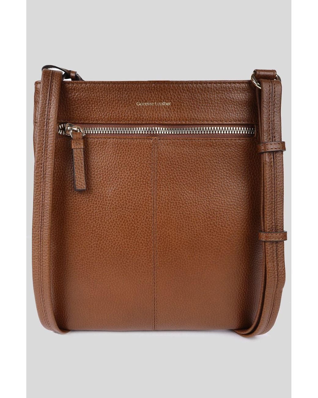 Ashwood Leather Brown 'Heaven' Real Leather Cross Body Bag
