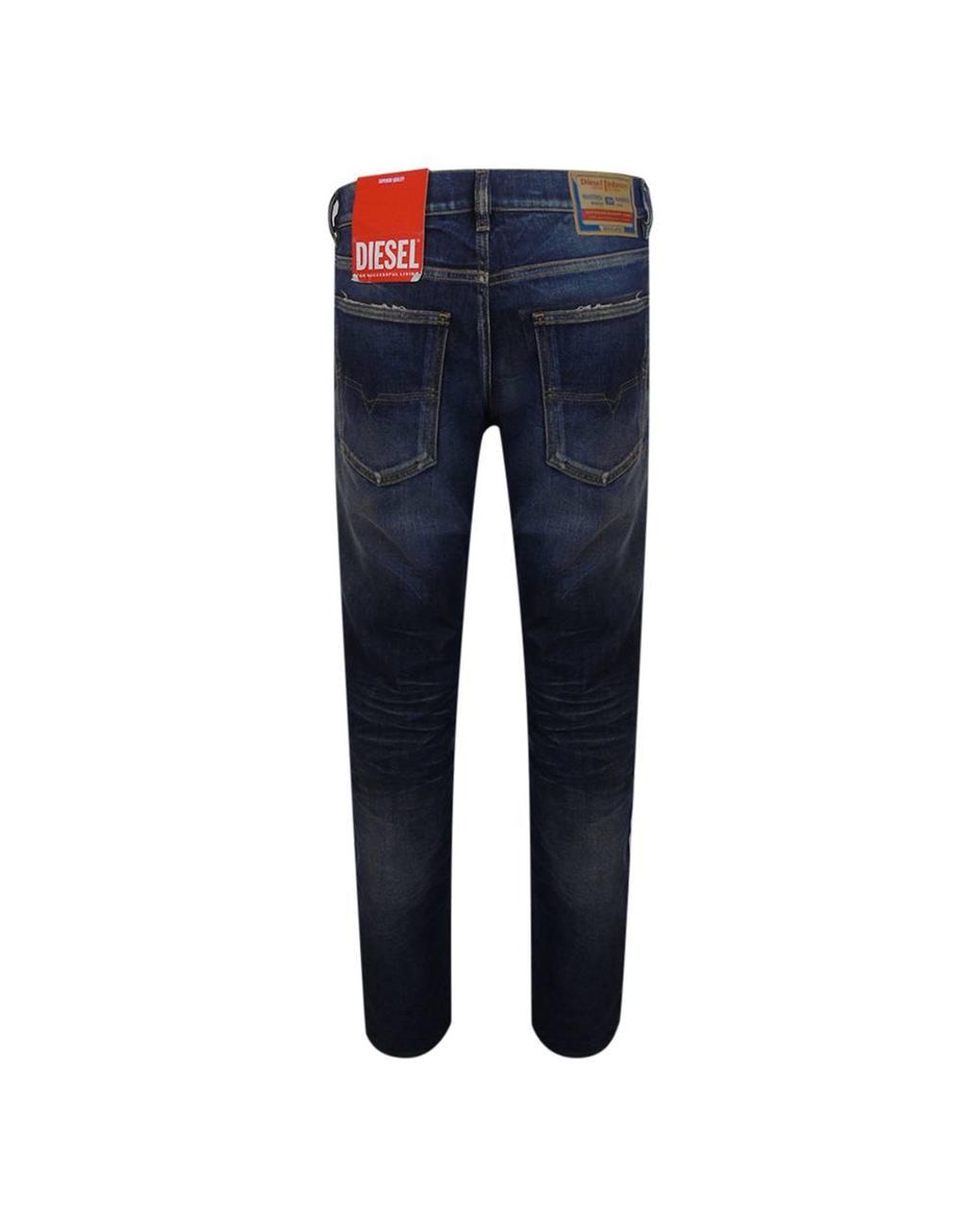 DIESEL Blue D-Sark Straight Leg Jeans for men