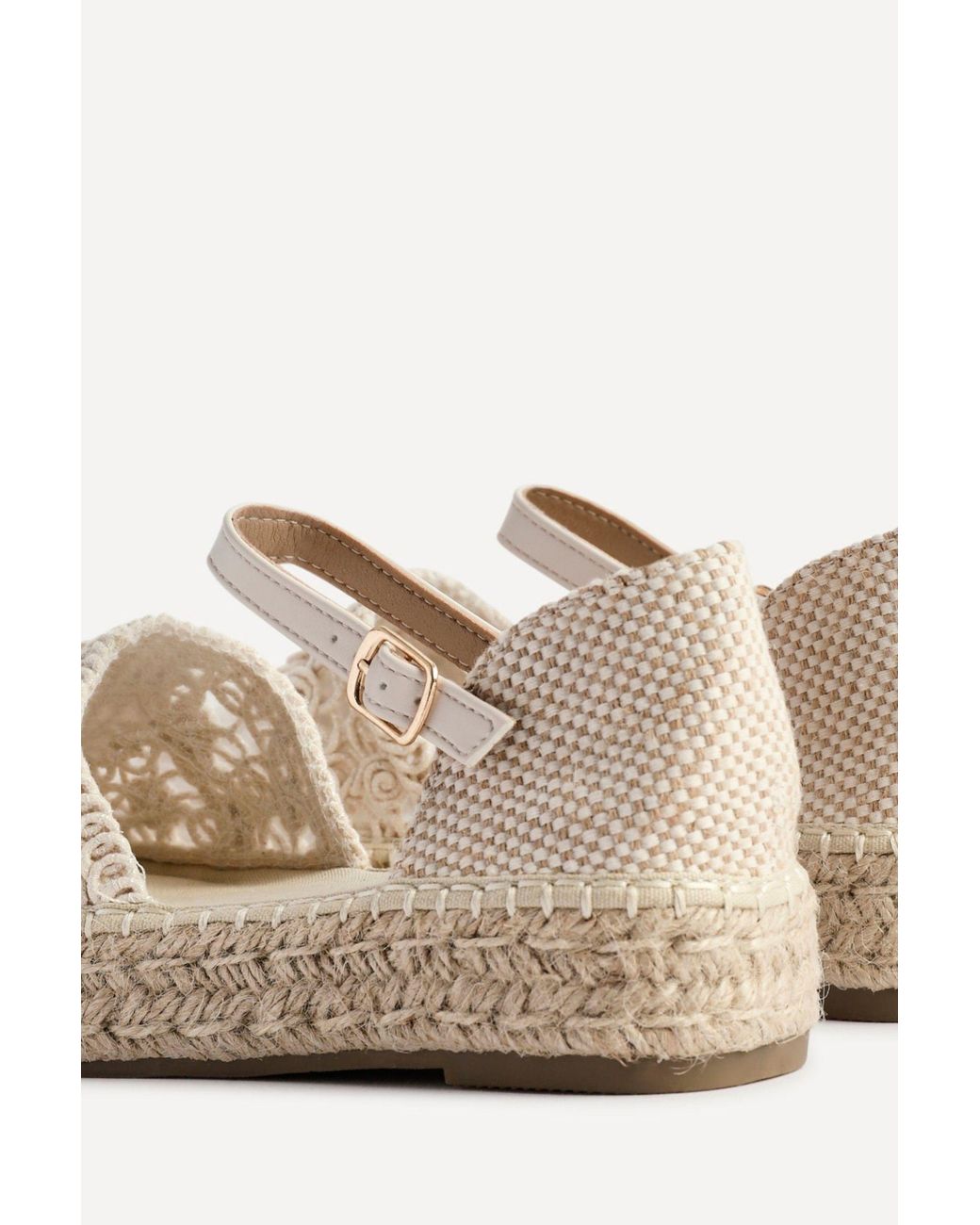 Linzi Natural Adelina Woven Espadrille Sandals