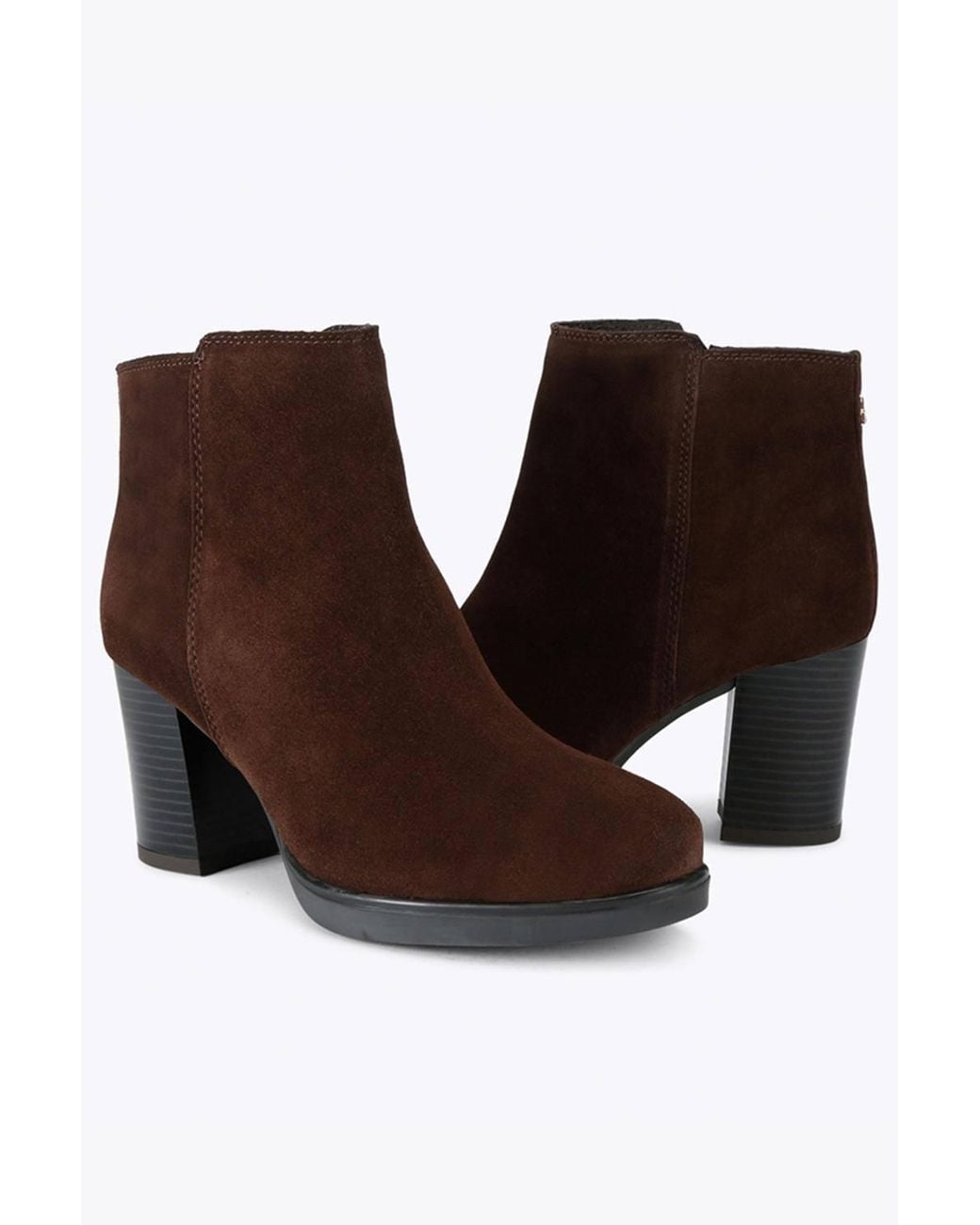 KG by Kurt Geiger Brown 'Sage Ankle' Suede Boots