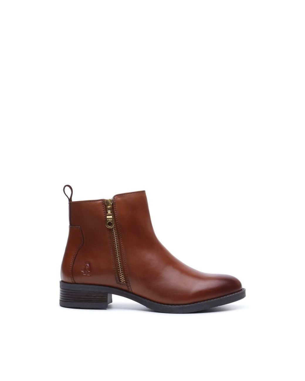 Hush Puppies Brown Perry Zip Boot