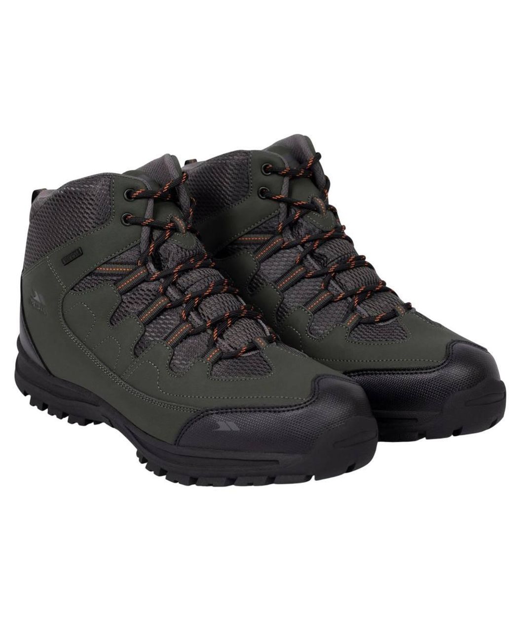 Trespass Black Finley Hiking Boots for men