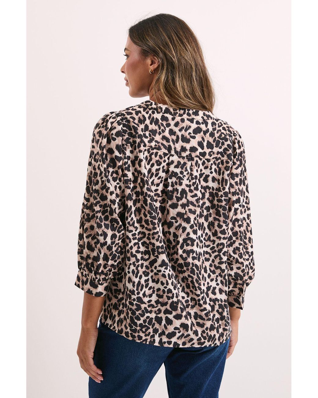 Dorothy Perkins Blue Printed Overhead Shirt