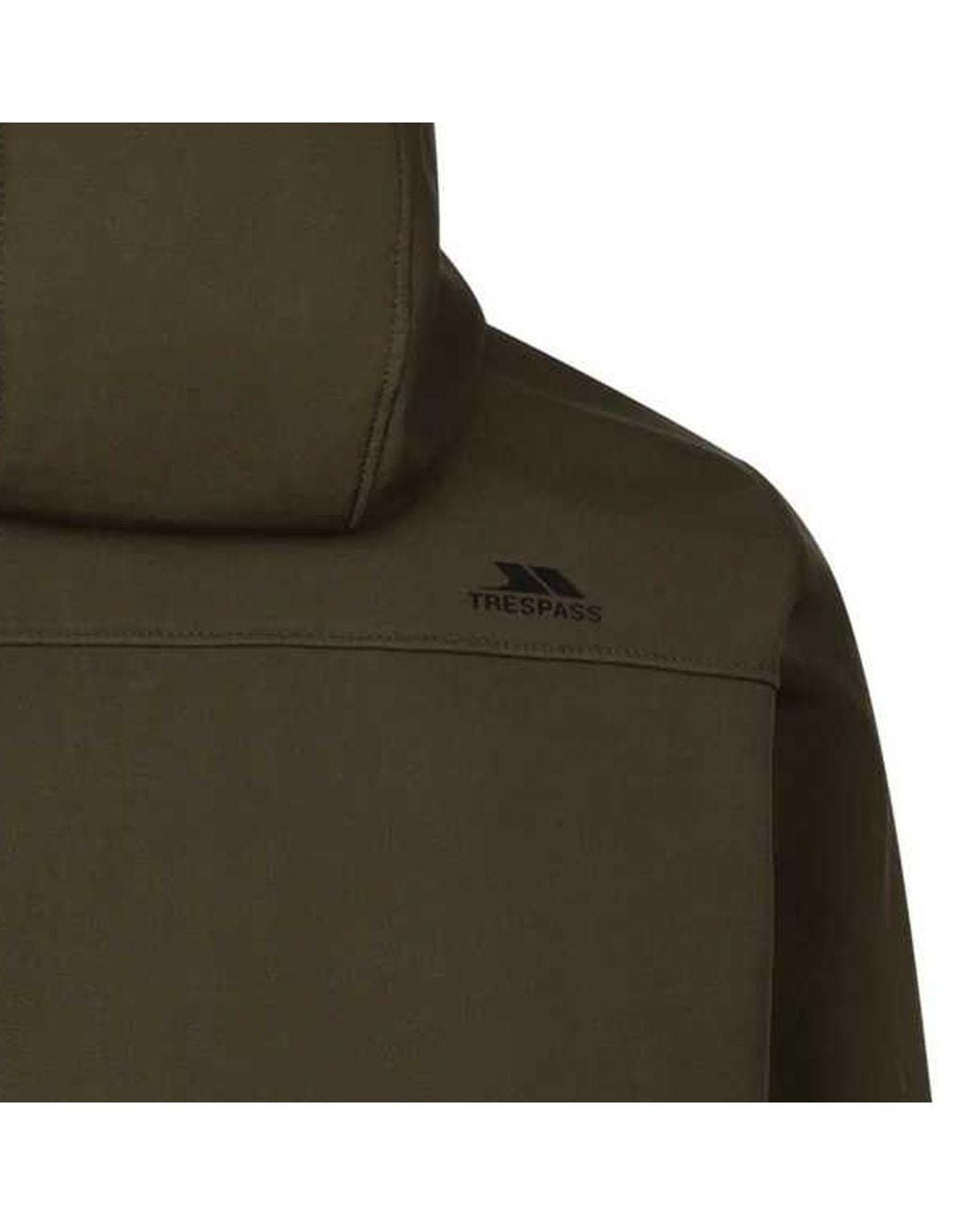 Trespass Green Hubbard Soft Shell Jacket for men