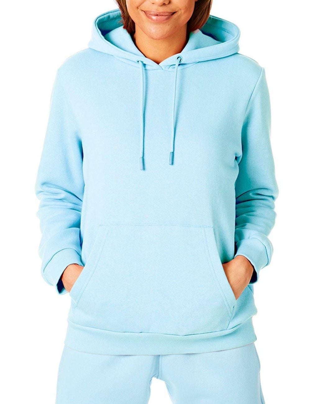 Light and Shade Blue Pullover Hoodie