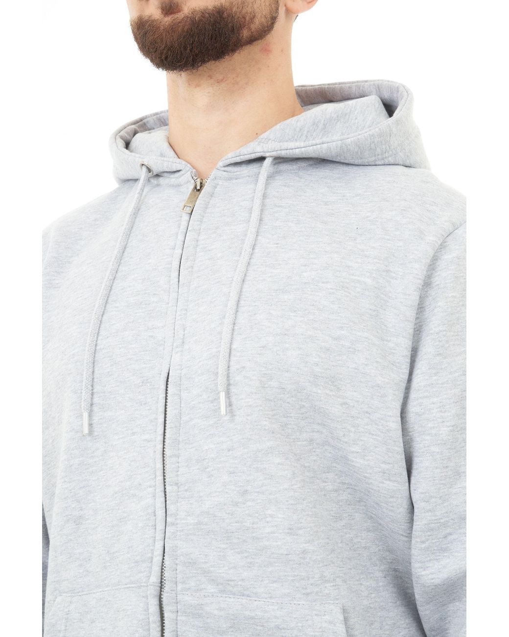 Smart Living Gray Zip-Up Hoodie for men