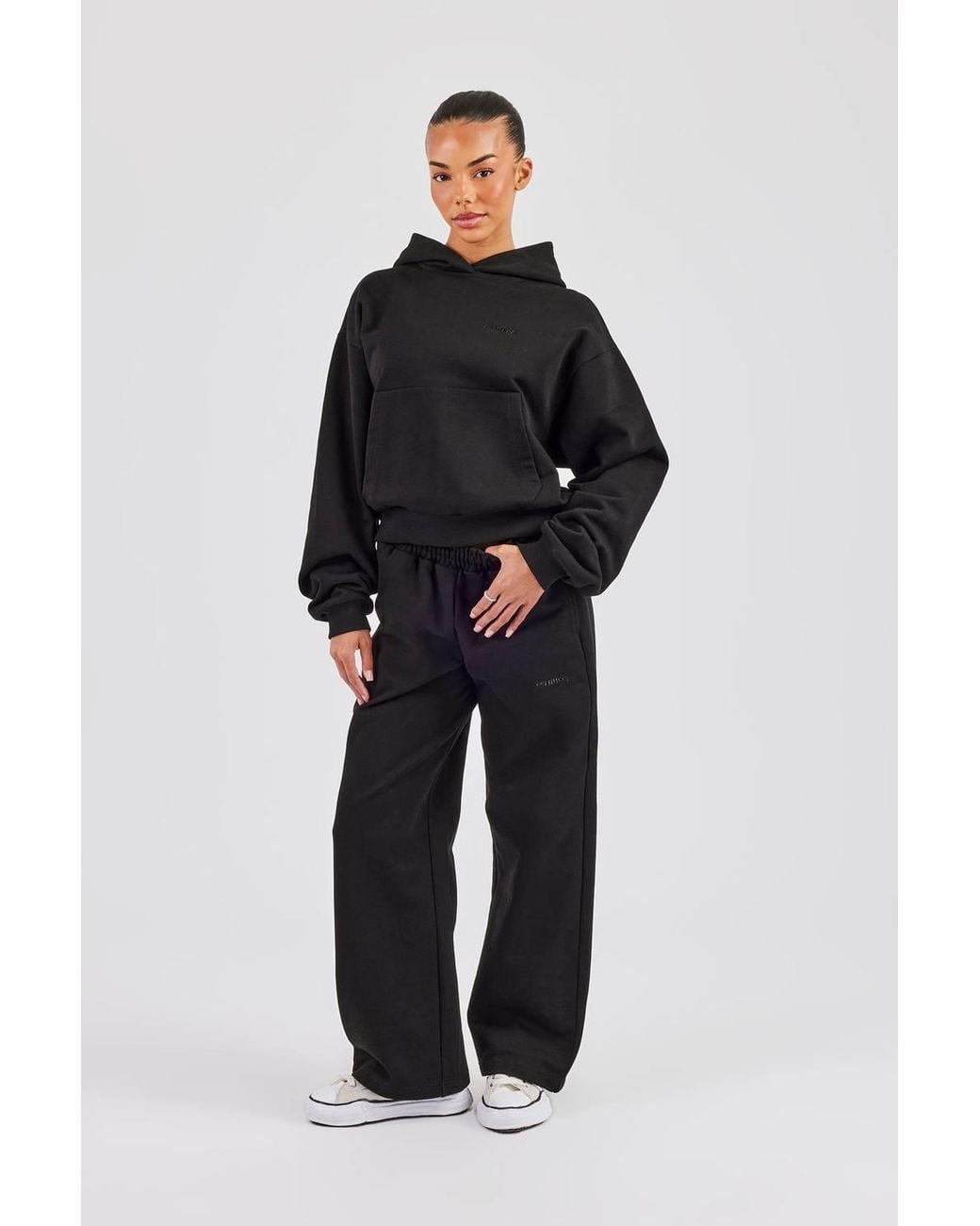 CERNUCCI Black Bubble Boxy Hoodie