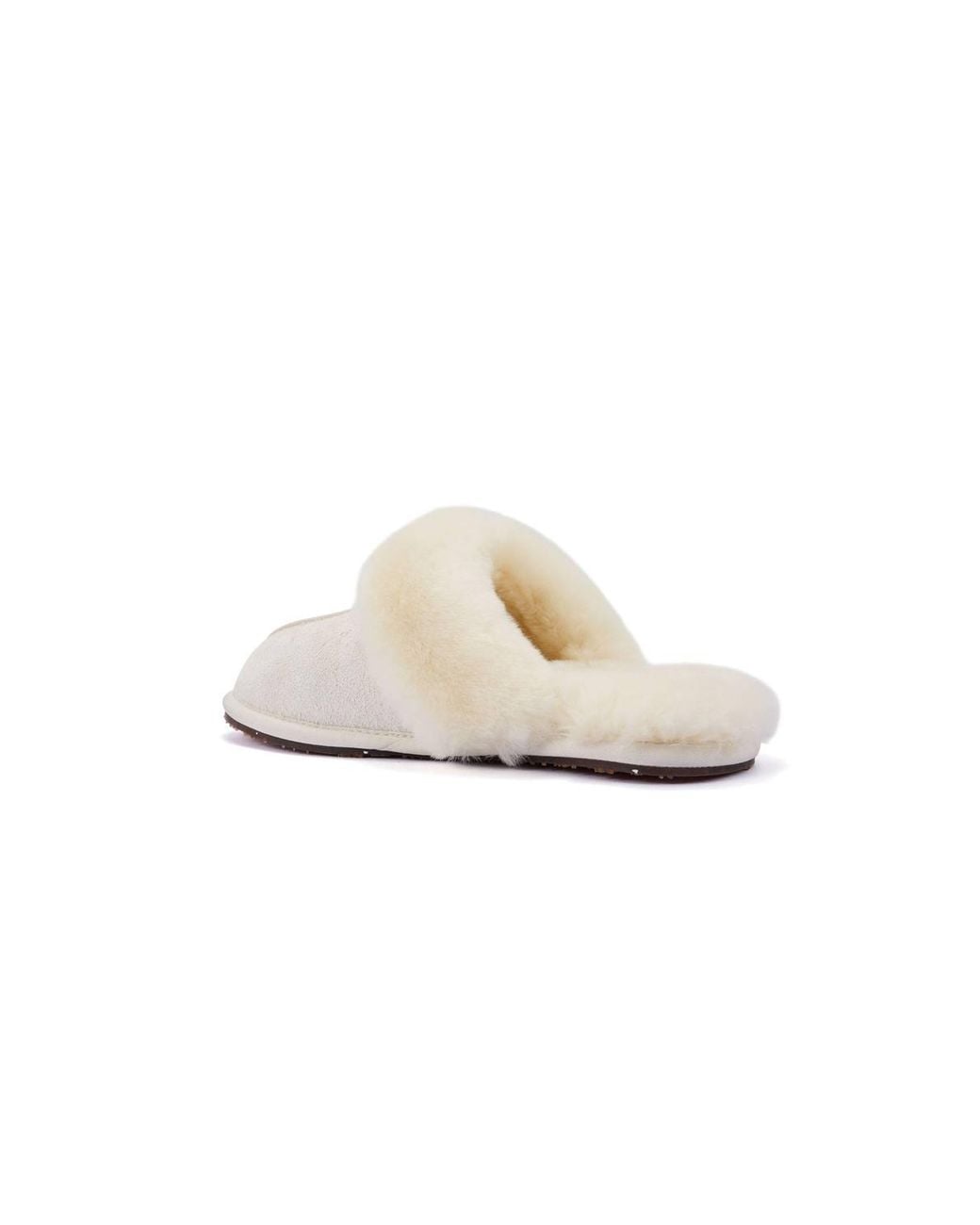 Australia Luxe White Summer Mule Slippers