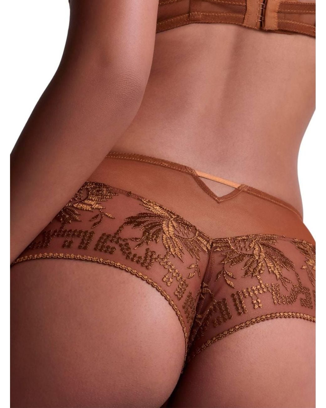 Aubade Brown Rules Of Attraction Cheeky Short