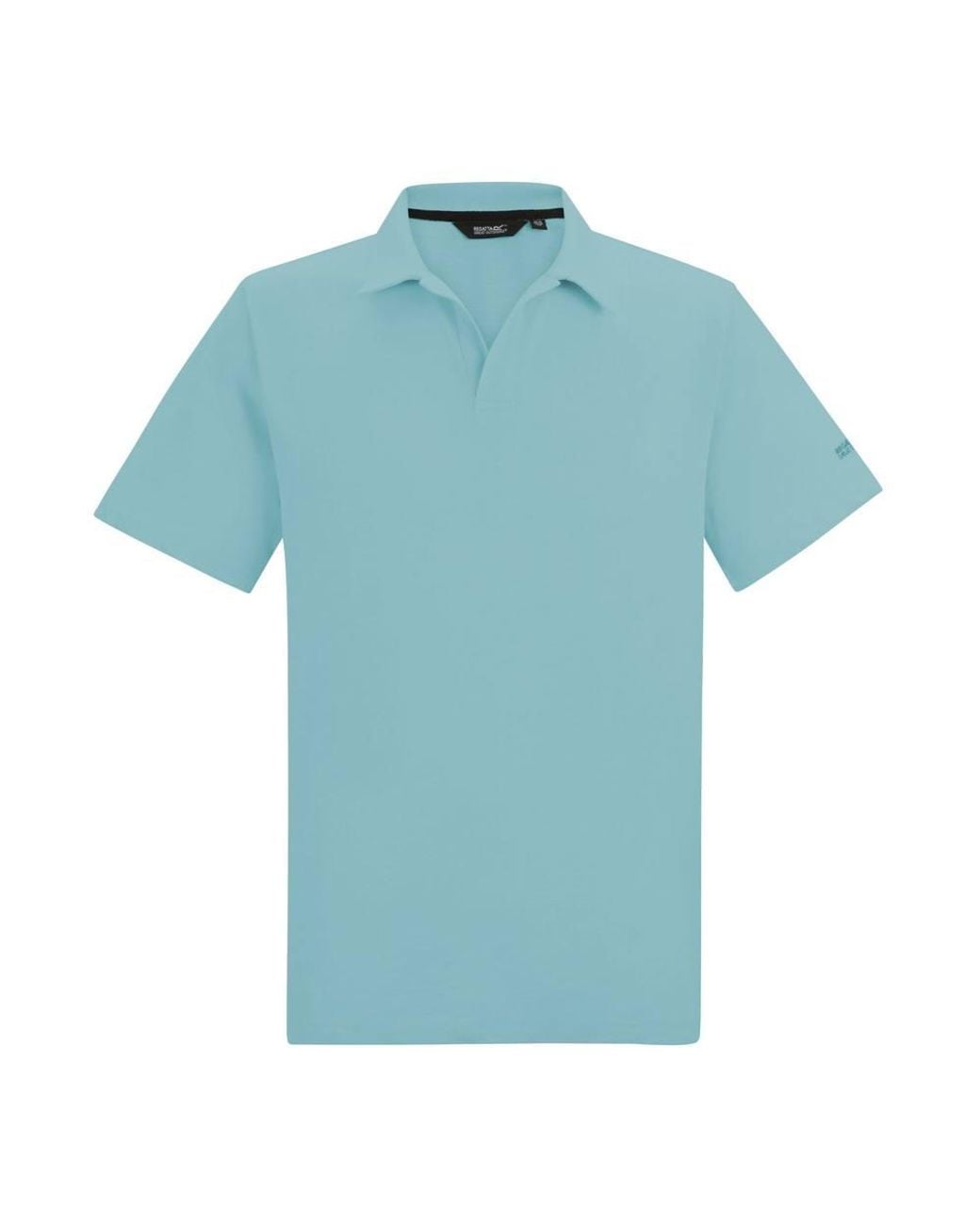 Regatta Green Hadvo Open Neck Cotton Polo for men