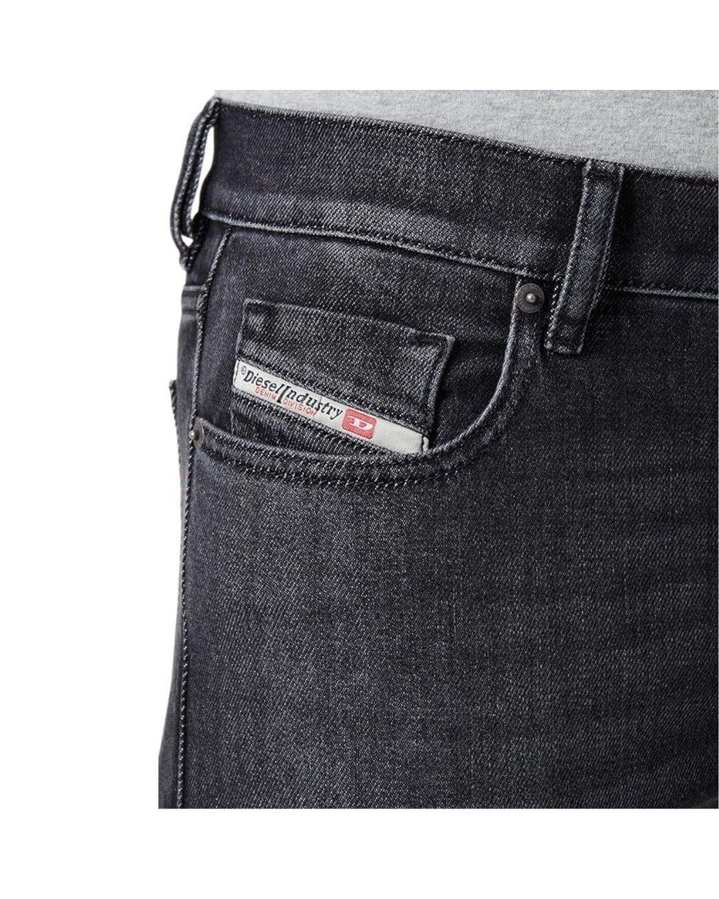 DIESEL Gray 2019 D-Strukt Wash Jeans for men