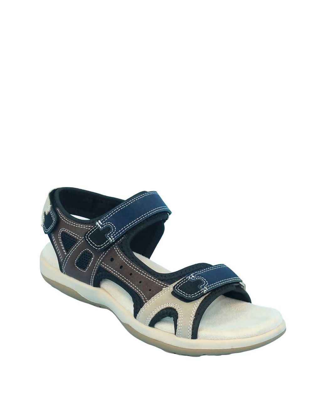 Chums Blue Walking Wide Fit Touch Fasten Sandal