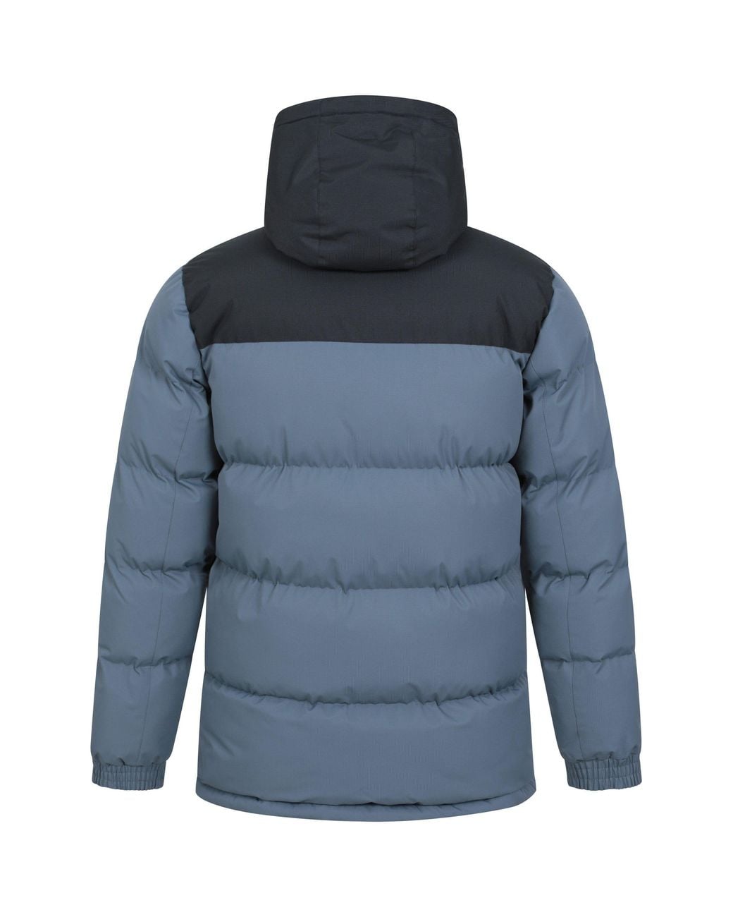 Mountain Warehouse Blue 'Snow' Water Resistant Padded Comfy Soft Borg Lined Rip Stop Jacket for men
