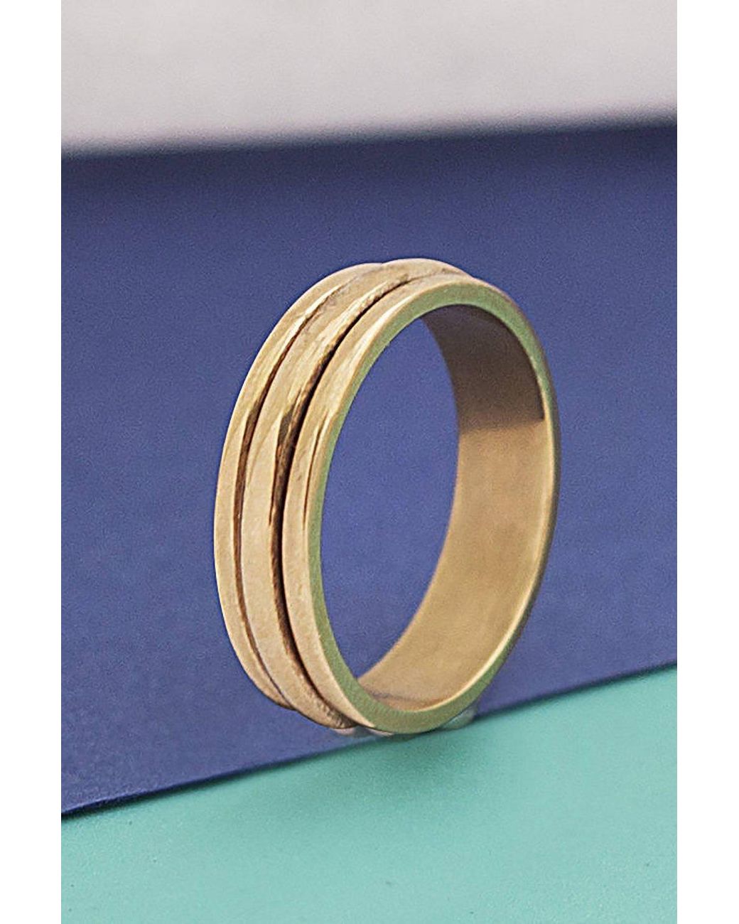 Otis Jaxon London Blue Sterling Spinning Ring