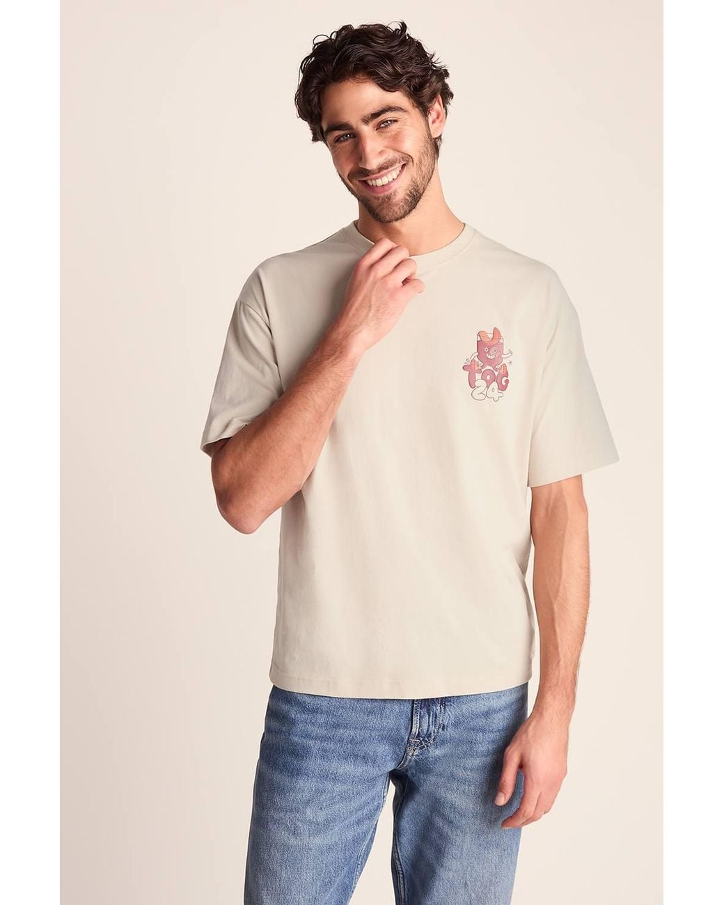TOG24 Blue 'Negroni' 100% Cotton Supersoft Hattie Clark T-Shirt for men
