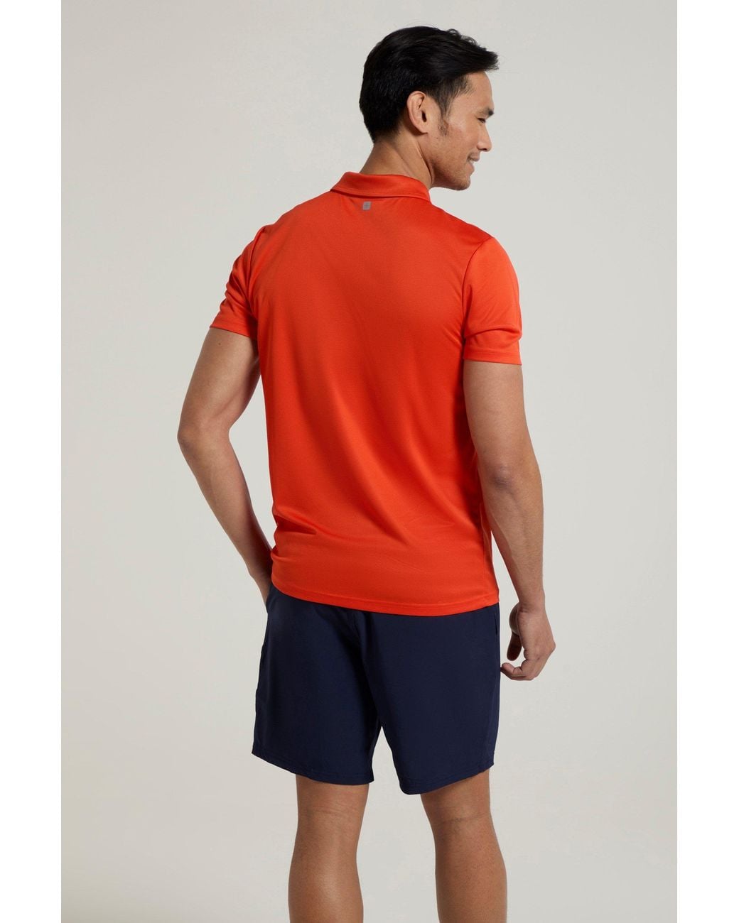 Mountain Warehouse Red 'Endurance' Isocool Uv Protection Quick Dry Breathable Polo Top for men