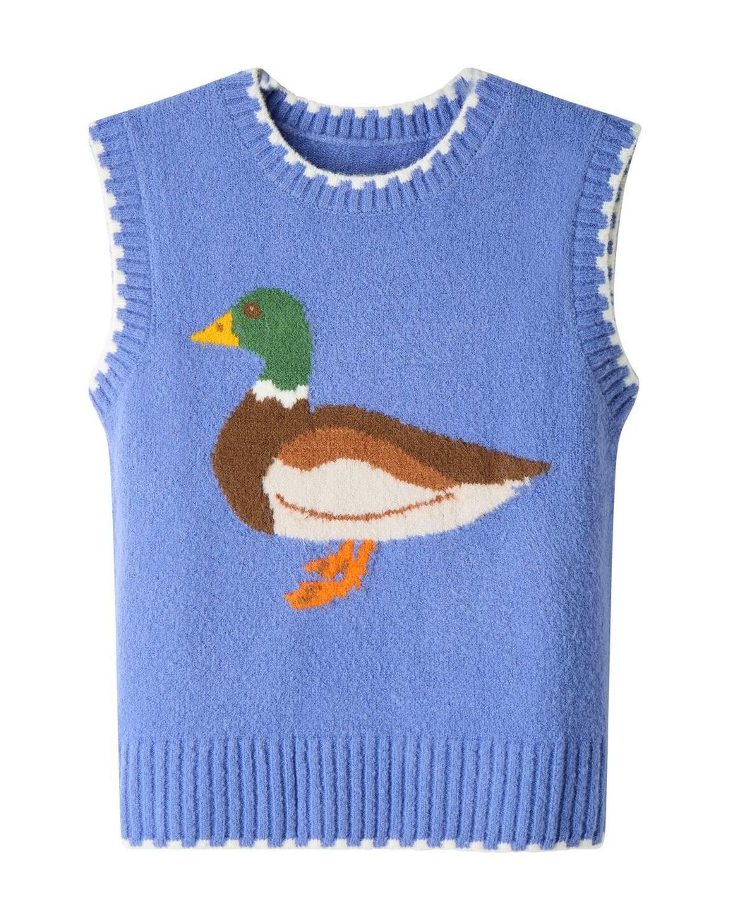 Joe Browns Blue Lucky Duck Knitted Vest