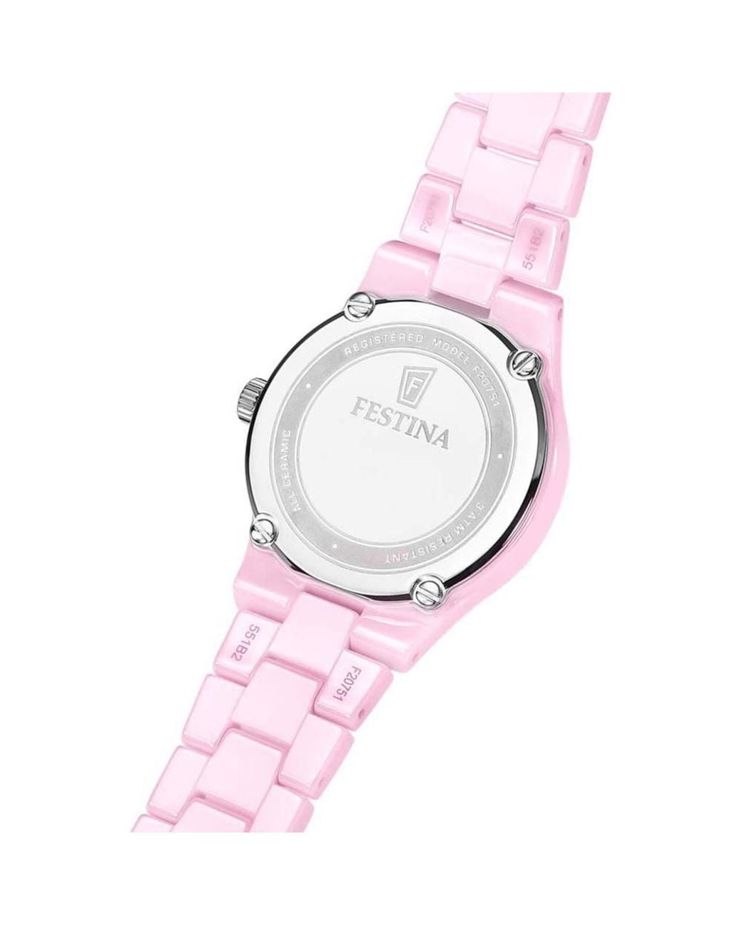 Festina Pink F20751-2 Ceramic 31Mm Quartz Watch