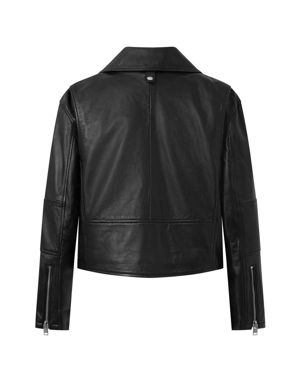 Bolongaro Trevor Black Real Leather Ada Biker Jacket
