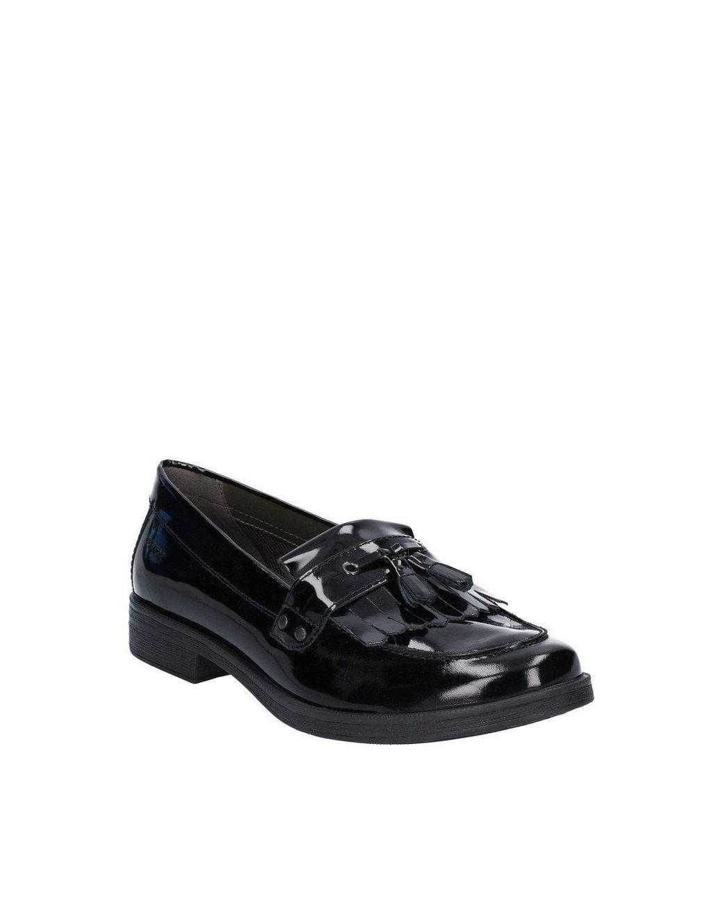 Geox Black J Agata A Slip On Shoe