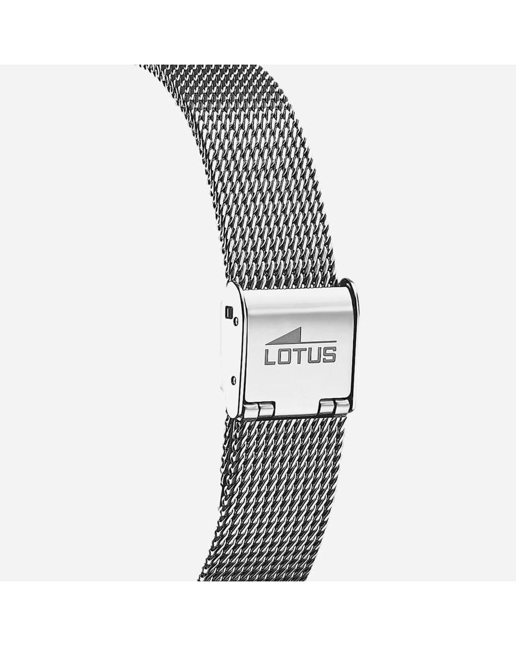 Lotus Metallic Stainless Steel Mesh Dial Watch L18731/1