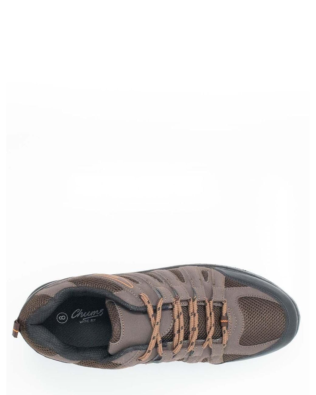 Chums Brown Wide Fit Lace Walking Shoe for men