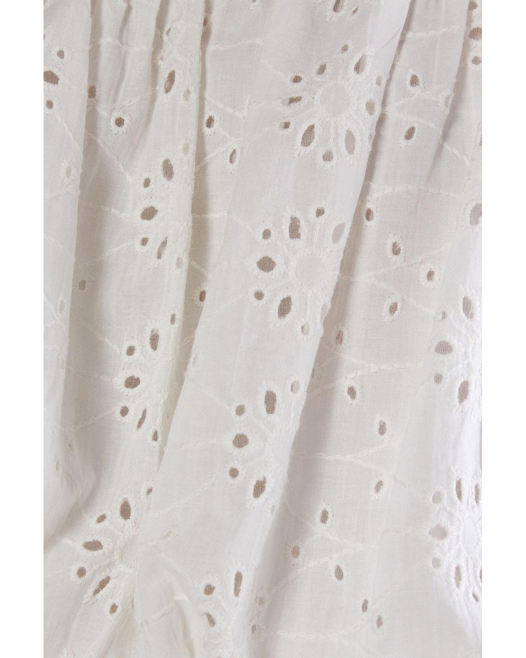 Nasty Gal White Broderie Puffball Cami Top