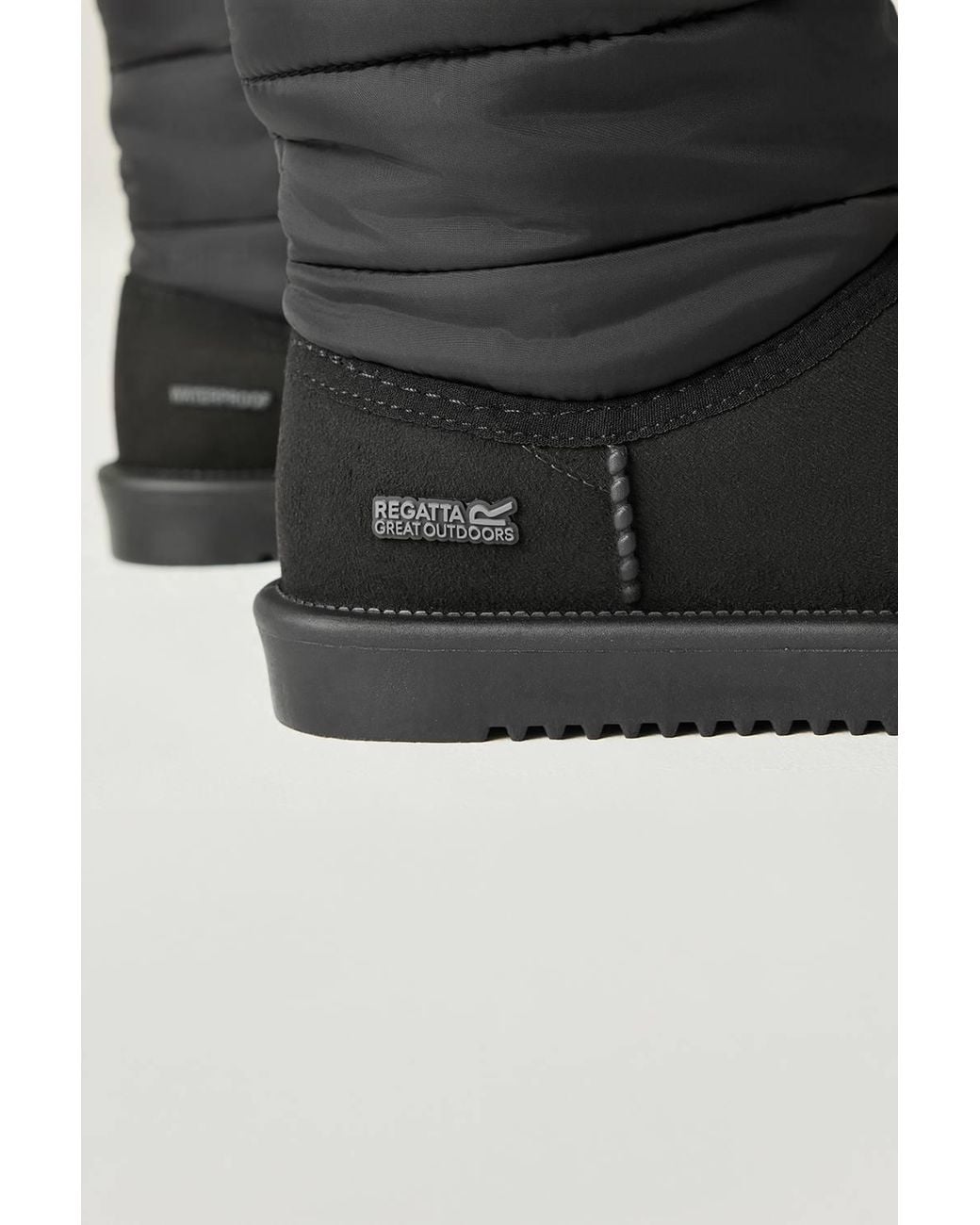 Regatta Black Waterproof Risley Baffle Mid Boots