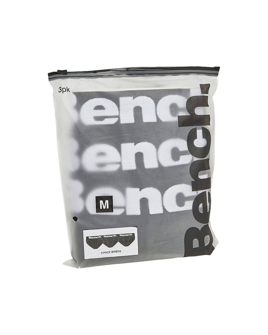 Bench Black 3 Pack Cotton Briefs Underwear for men