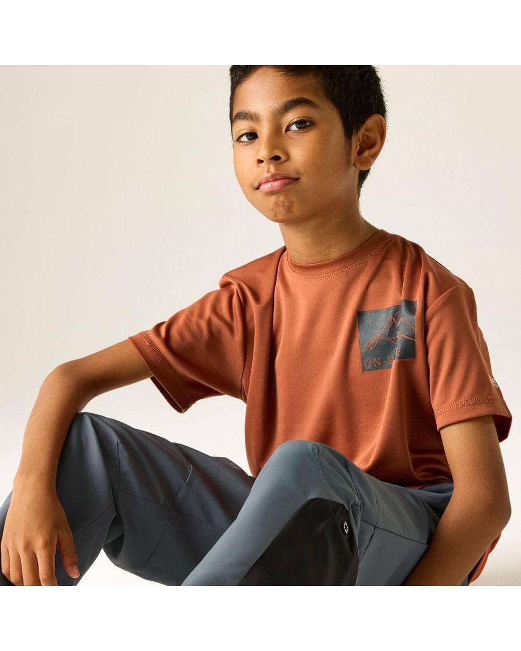 Regatta Orange Alvarado Short Sleeved Graphic T-Shirt