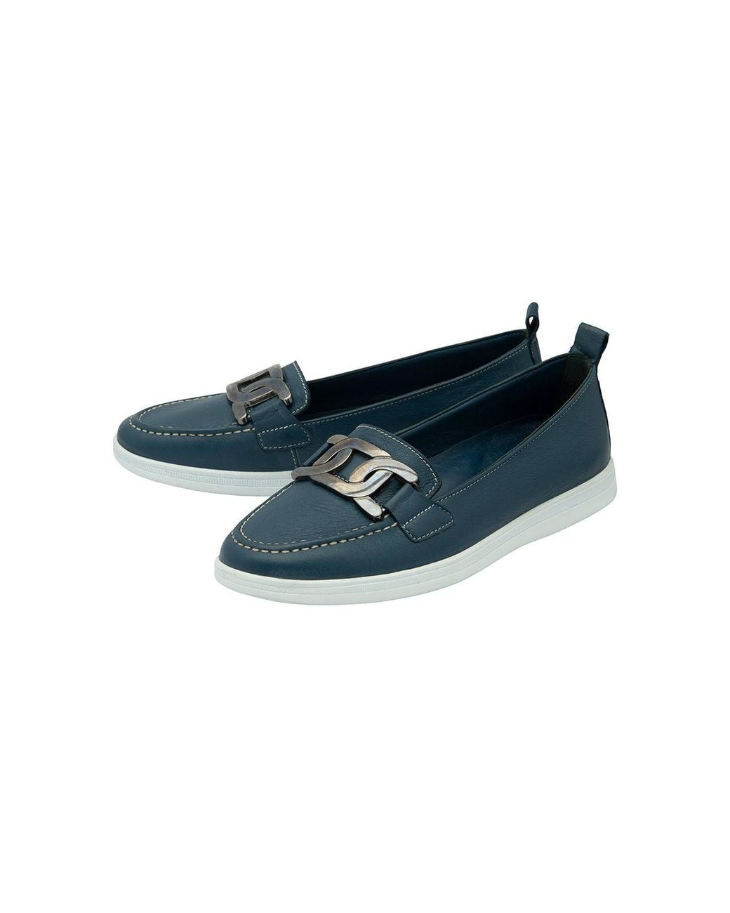 Lotus Blue 'Magali' Loafers