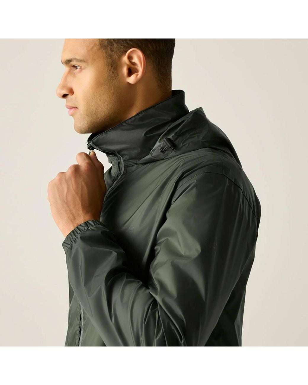 Regatta Green Lyle Iv Waterproof Packaway Jacket for men