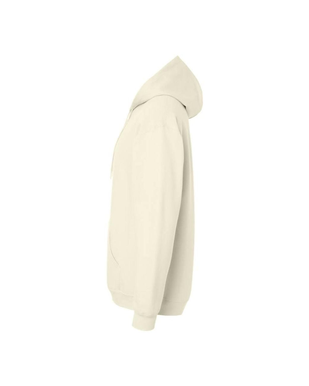 Gildan White Softstyle Fleece Midweight Hoodie