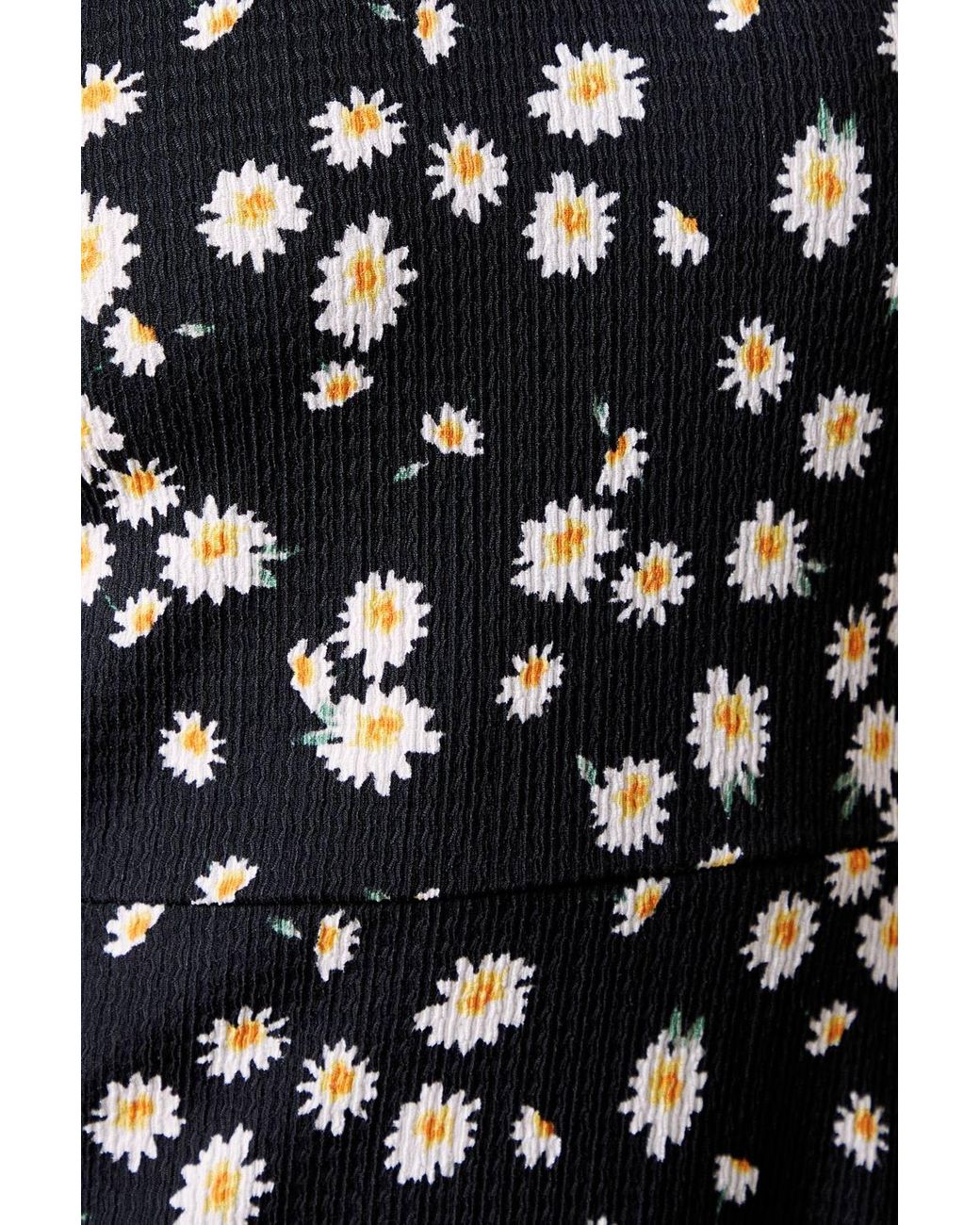 Dorothy Perkins Natural Daisy V Neck Short Sleeve Mini Jersey Dress