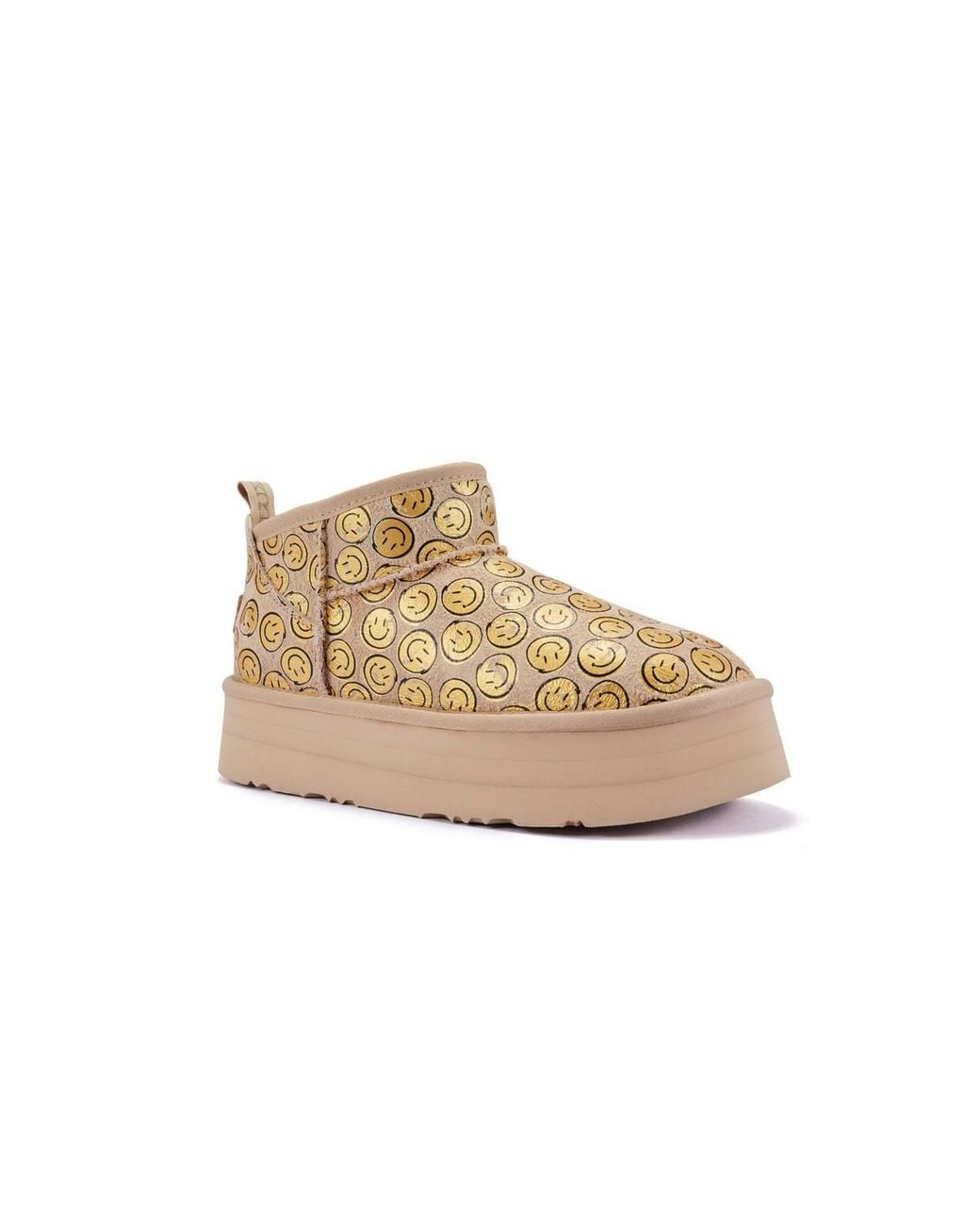 Australia Luxe Natural Cosy Ultra Short Platfoam Happi Ankle Boots