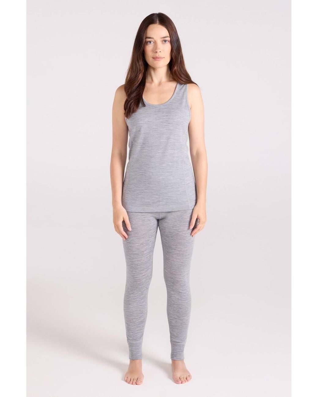 Mountain Warehouse Gray Breathable Isotherm Warm Cosy Merino Wool Outdoor Cami Tank Top