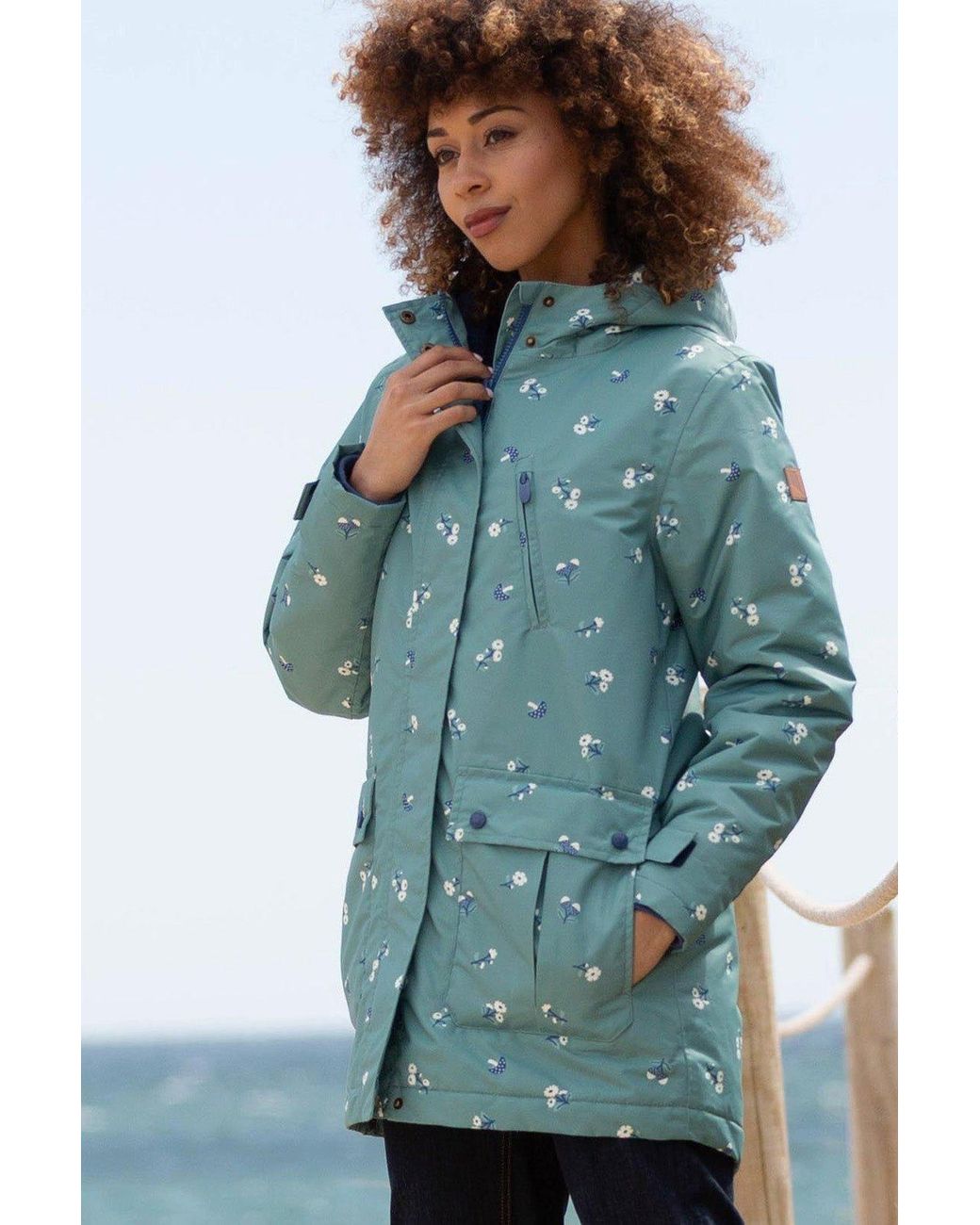 Kite Blue Horton Cosy Waterproof Coat
