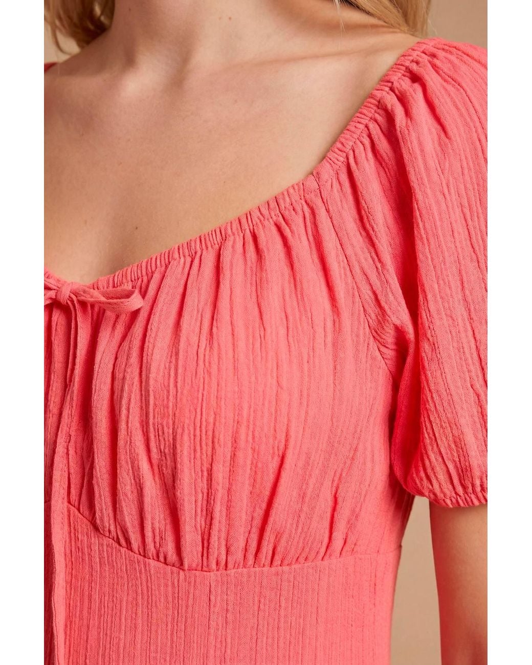 Dorothy Perkins Sweetheart Ruffle Tiered Hem Midi Dress