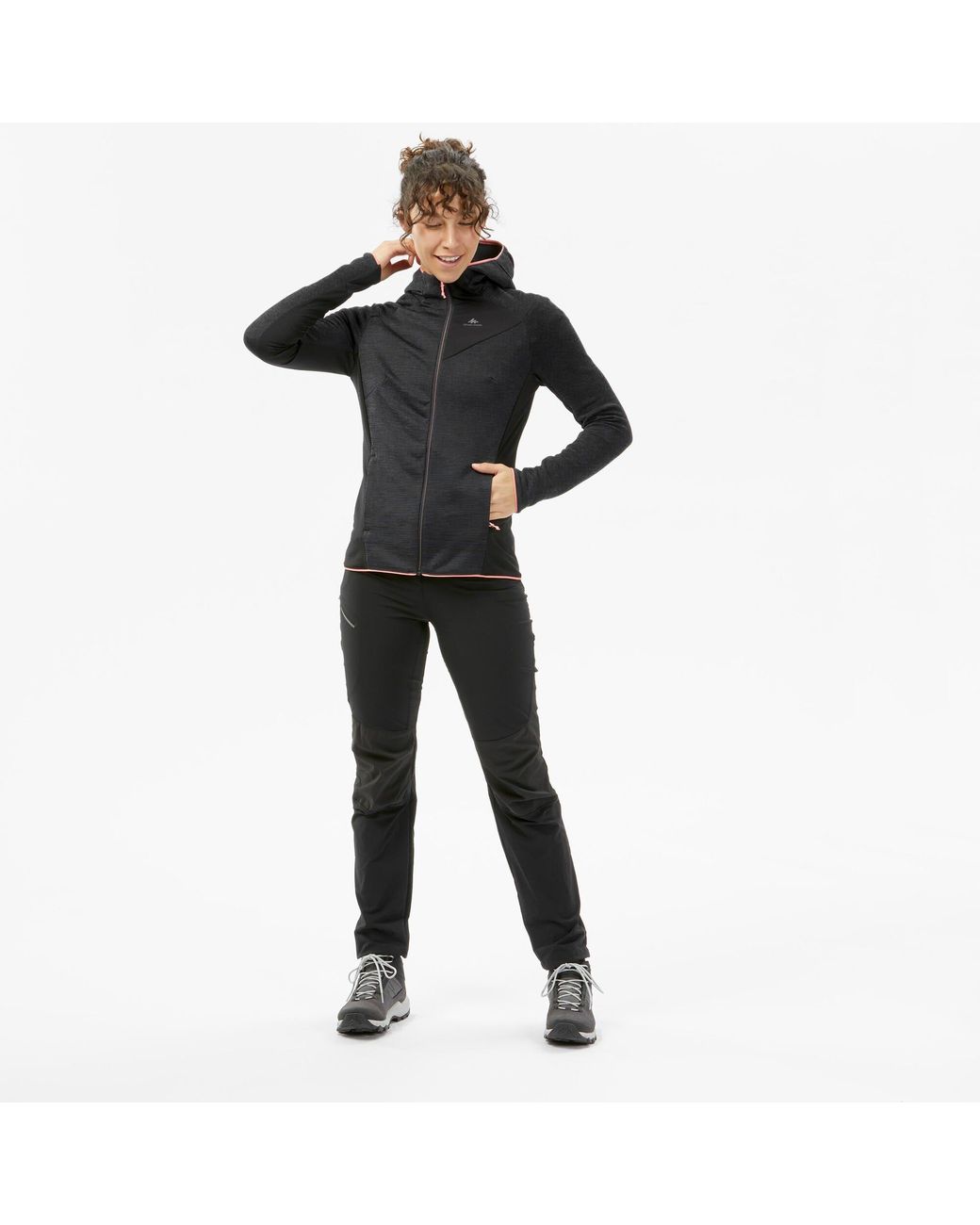 Women's Snow Hiking Trousers SH100 Ultra-Warm - Black