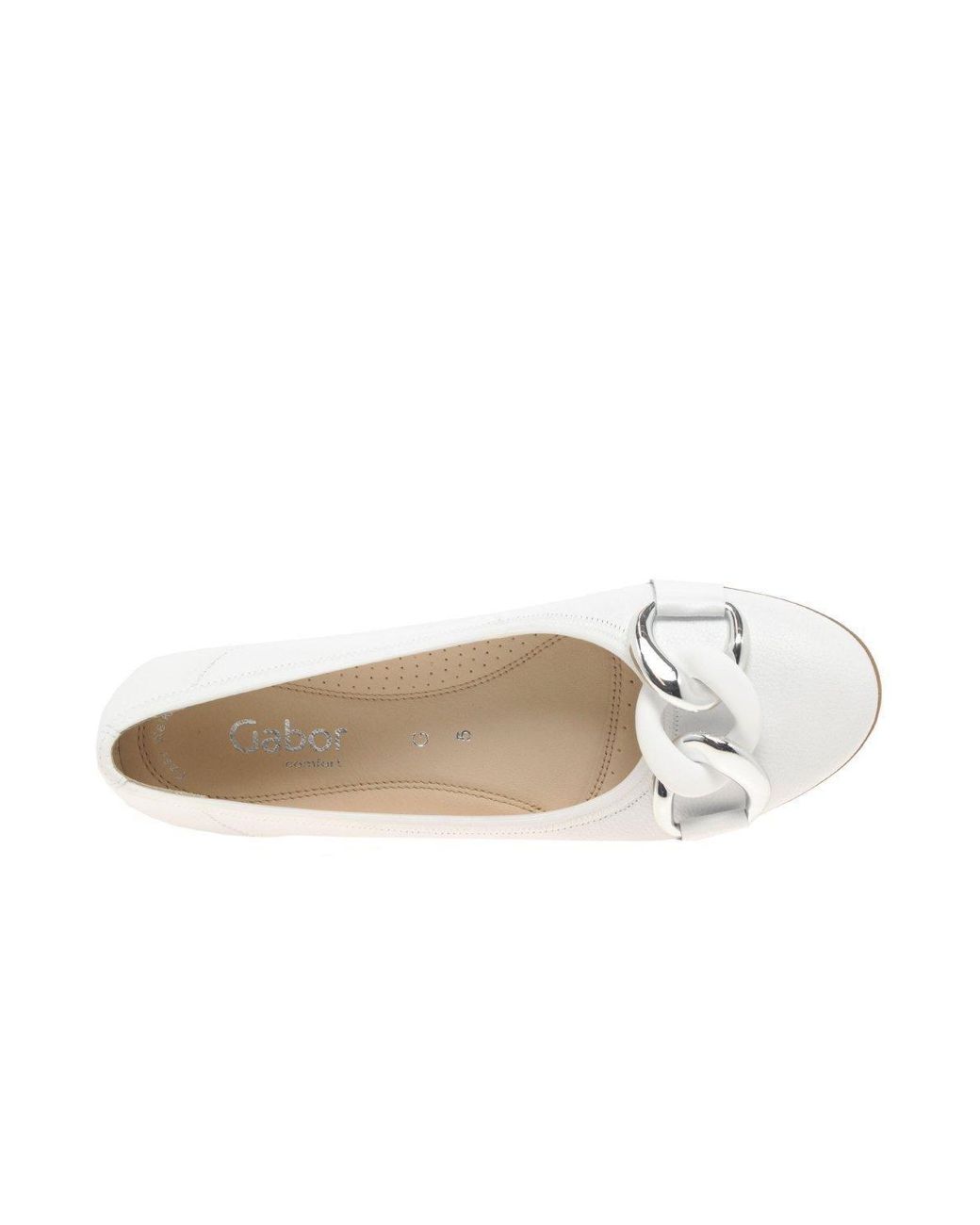 Gabor White 'Sabia' Casual Shoes