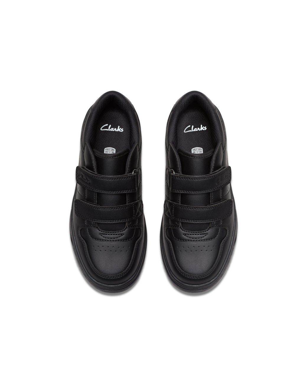 Clarks Black Canyon Sky Kid Trainers, Riptape, School Shoes