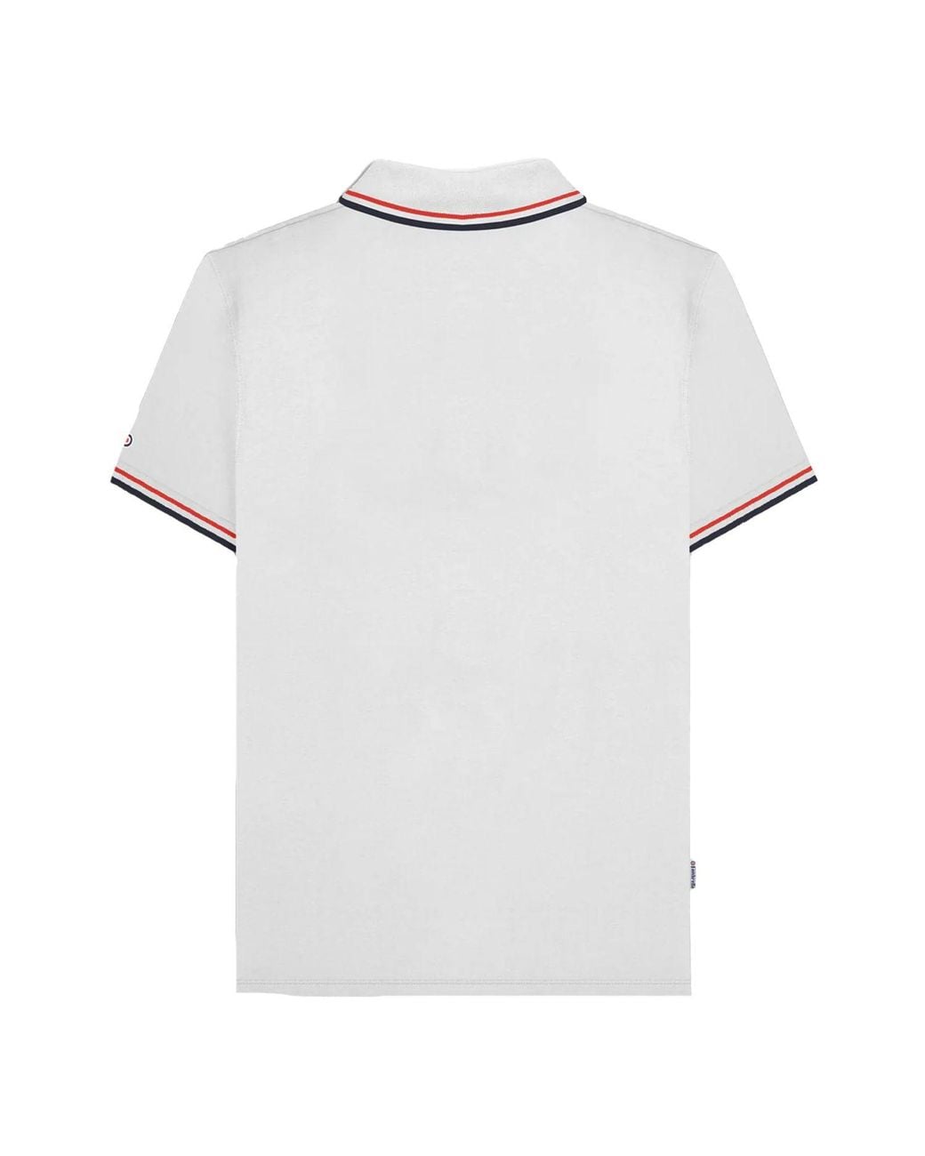 Lambretta White Ss25 Twin Tip Polo Shirt for men