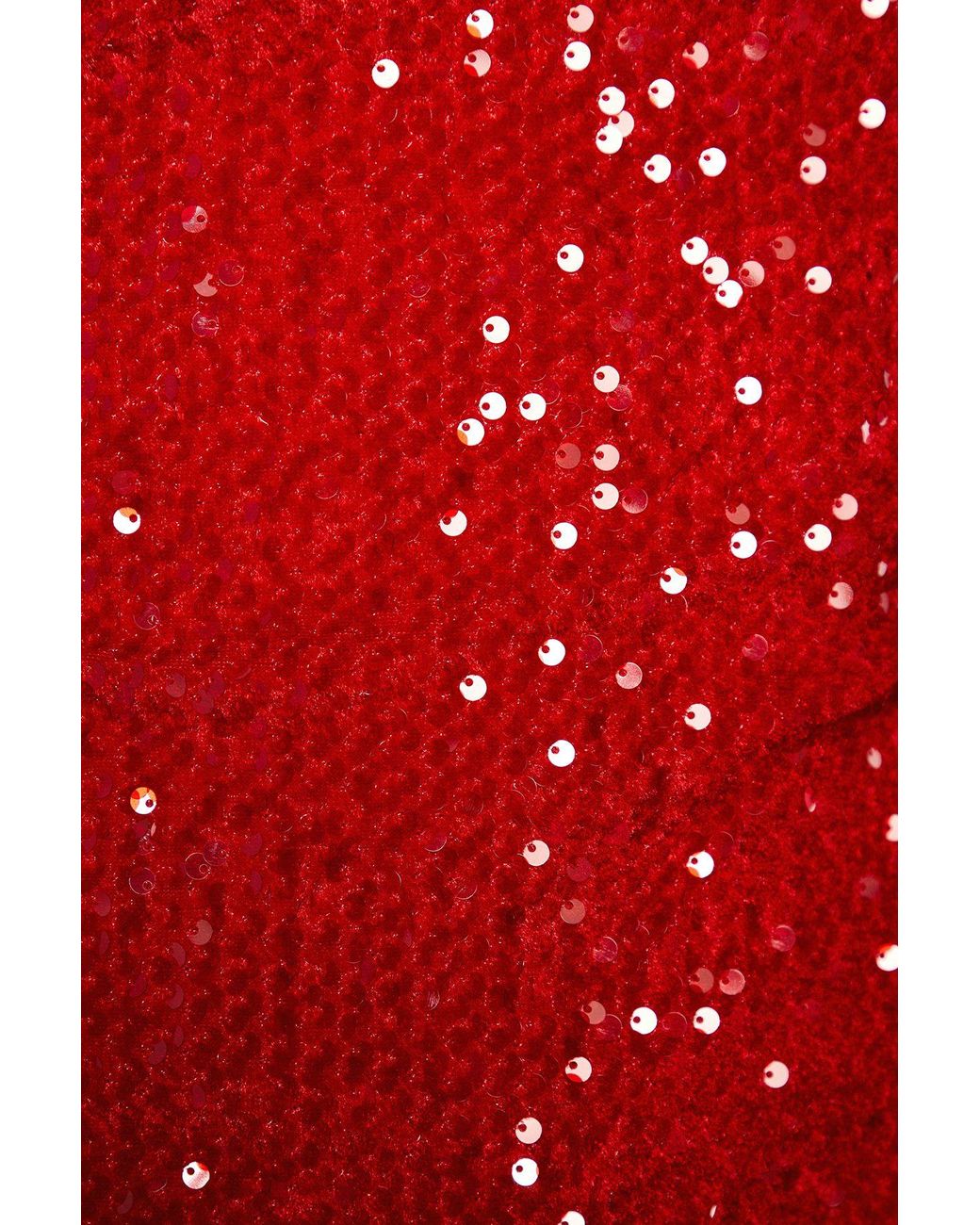 PRINCIPLES Red Sequin Velvet Pencil Dress